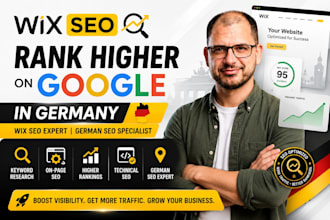 optimize your wix website SEO to rank higher in google germany wix german