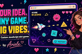 create a custom browser mini game in javascript