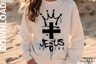 design christian t shirt, church logo ,bible verse ,streetwear merch graphics