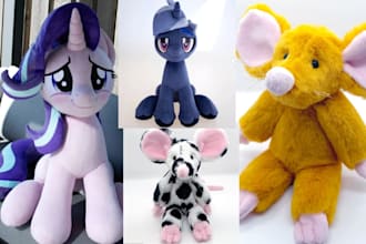 craft handmade soft cuddly custom plush toys personalized kawaii stuffed plush
