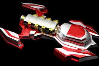 turn your spaceship concept into a 3d model blockout