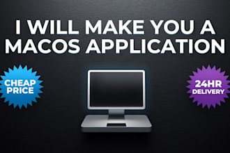 create a macos app for you