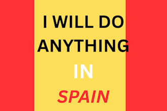 do anything within and out madrid spain run errands and personal assistance