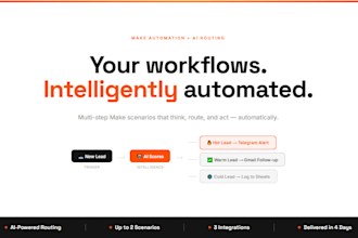 build a make automation with ai routing to run your business on autopilot