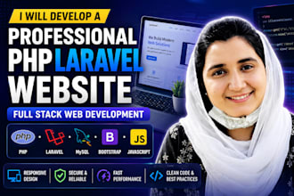 be your full stack PHP laravel web application developer