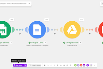 automate your invoice generation with google workspace ana make com