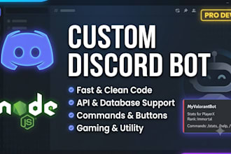 make you a custom discord bot