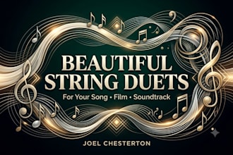 record beautiful string duets for your song film or soundtrack