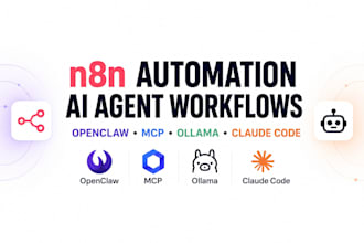 setup n8n automation workflow ai agent openclaw mcp ollama claude code