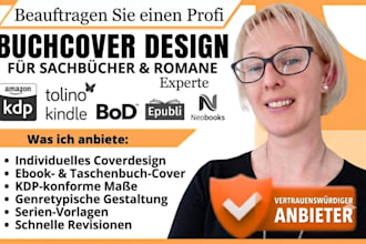 gestalte ein professionelles buchcover fur ihr sachbuch oder ihren roman