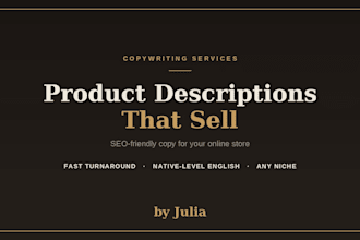 write SEO product descriptions that convert browsers to buyers