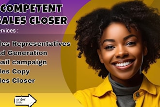 be sales representative b2b sales expert sales closer virtual assistant sdr