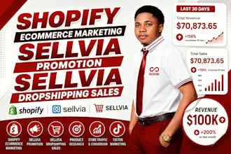 be shopify va, do sellvia marketing, shopify seo, redbubble promotion