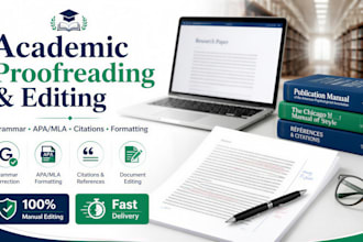 do academic proofreading and journal editing
