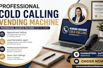 cold calling vending machine, vending machine locator, vending machine cold call