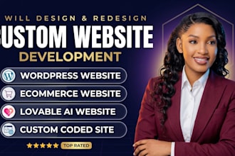 build ai website, business website, ecommerce loveable ai website development