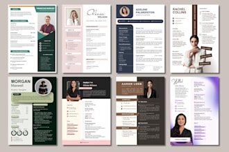 design and redesign your resume, CV or portfolio in less than 24hours