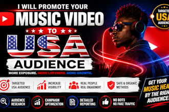 promote your youtube music video to usa audience