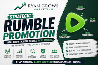 promote your rumble channel with SEO and organic marketing
