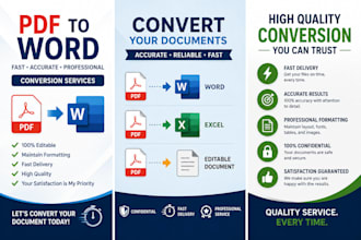 convert PDF to an editable word document