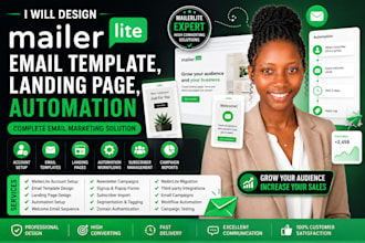 design mailerlite email template mailerlite landing page mailerlite automation