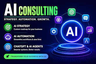 ai consultant for ai strategy automation chatgpt and ai agents