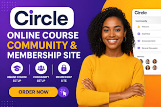 do circle so online course setup circle so online community and membership site
