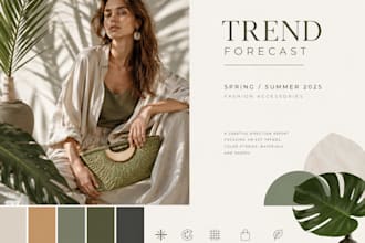create trend forecasting and fashion moodboards for your brand