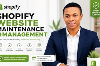 be your professional shopify virtual assistant maintenance and management