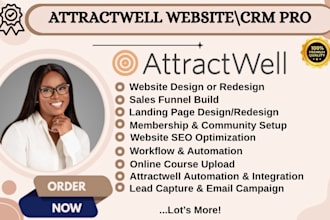 design redesign attractwell website getoiling online course virtual assistant