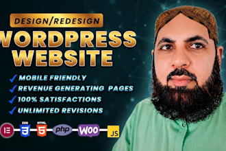 provide wordpress website design with blog setup and maintenance