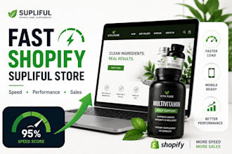 speed up your supliful supplement shopify store for more sales