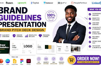 create brand guidelines presentation brand pitch presentation
