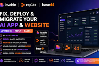 fix replit ai app deploy lovable ai website base44 fix migrate base44 bug fixing