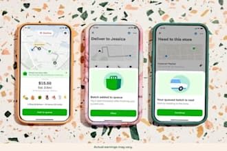 build amazon driver bot, instacart bot, doordash bot,spark driver bot, uber bot