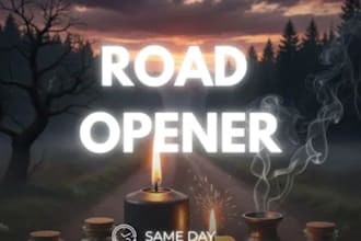 cast road opener spell, job spell, luck spell, new home and protection spell