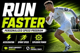 create a personalized speed training program for athletes