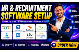 setup zoho recruitcrm bullhorn bamboohr jobadder manatal workable workdayhcm
