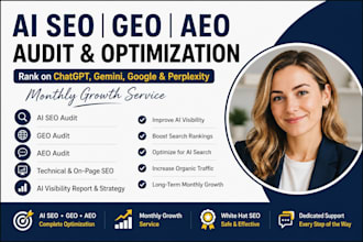 do ai SEO GEO aeo to rank your website on chatgpt, gemini, google and perplexity