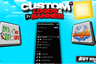 design a custom logo and banner for your gaming community