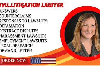 draft answers counterclaims and responses to lawsuits