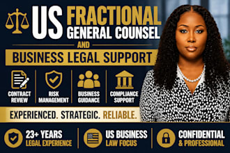 provide us fractional general counsel and business legal support