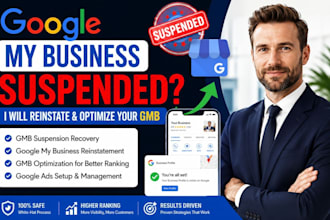 setup google my business fix suspended gmb reisntate business profile suspension