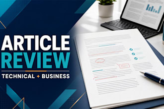 review your technical or business article