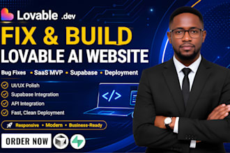 fix lovable ai website, lovable web app, lovable dev saas mvp to your style