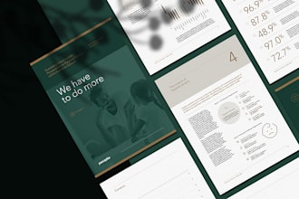 design a professional research report, policy doc, or white paper