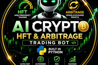develop ai crypto trading bot hft bot arbitrage trading bot in python