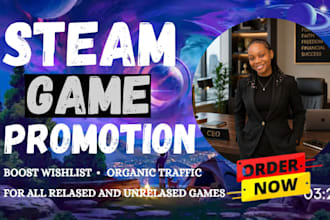promote your steam game with an organic marketing strategy