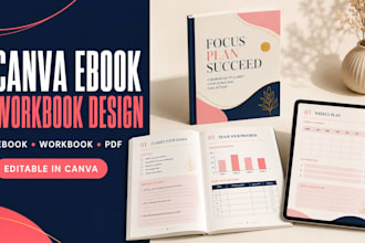 do canva ebook design canva workbook ebook design and workbook design