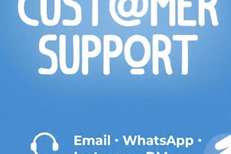 provide friendly customer service and email support for your business